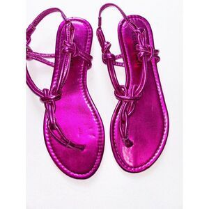 Colin Stuart Metallic Pink Sandals 8.5M